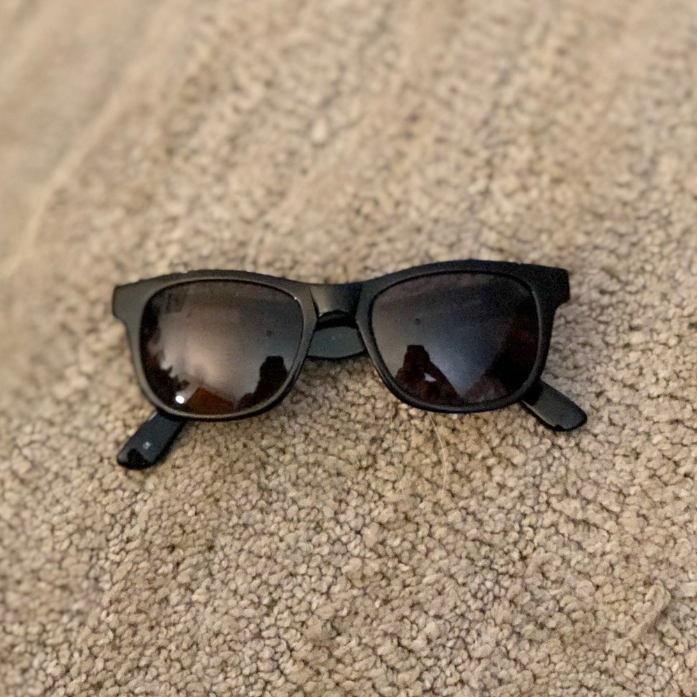 Derek Lam CARY Wayfarer Sunglasses 49-20-145 Black